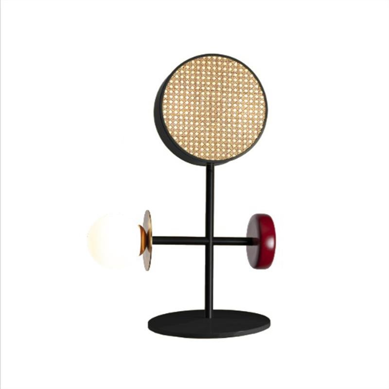 Contemporary Art Deco inspired Monaco Table I Lamp in Yellow, Brass and Black In New Condition For Sale In Lisbon, PT