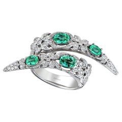 Monan Maleficent Emerald Ring
