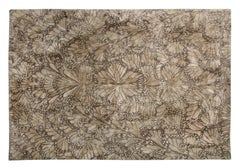 Monarch Smoke Silk Rug by Alexander McQueen