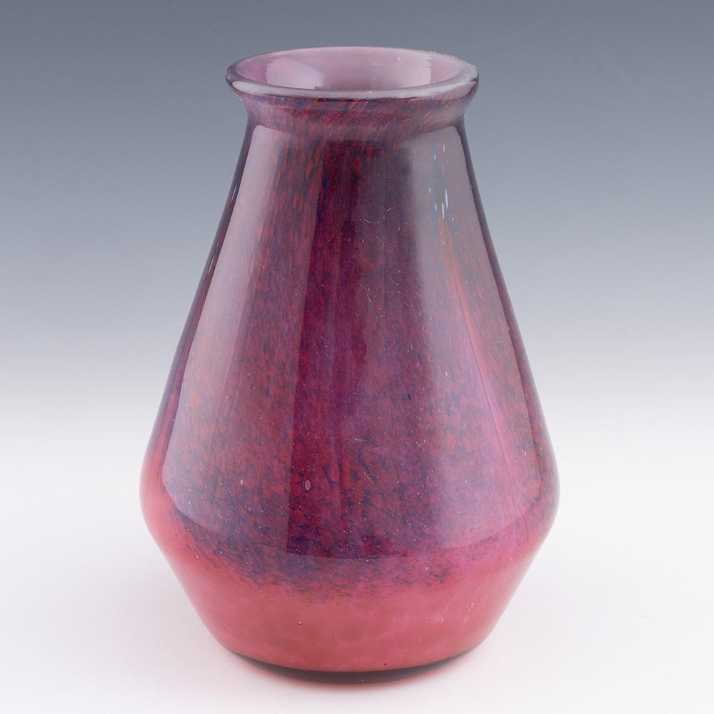 Jarrón de cristal Monart - Forma D - Art Déco c1935 Art Decó en venta