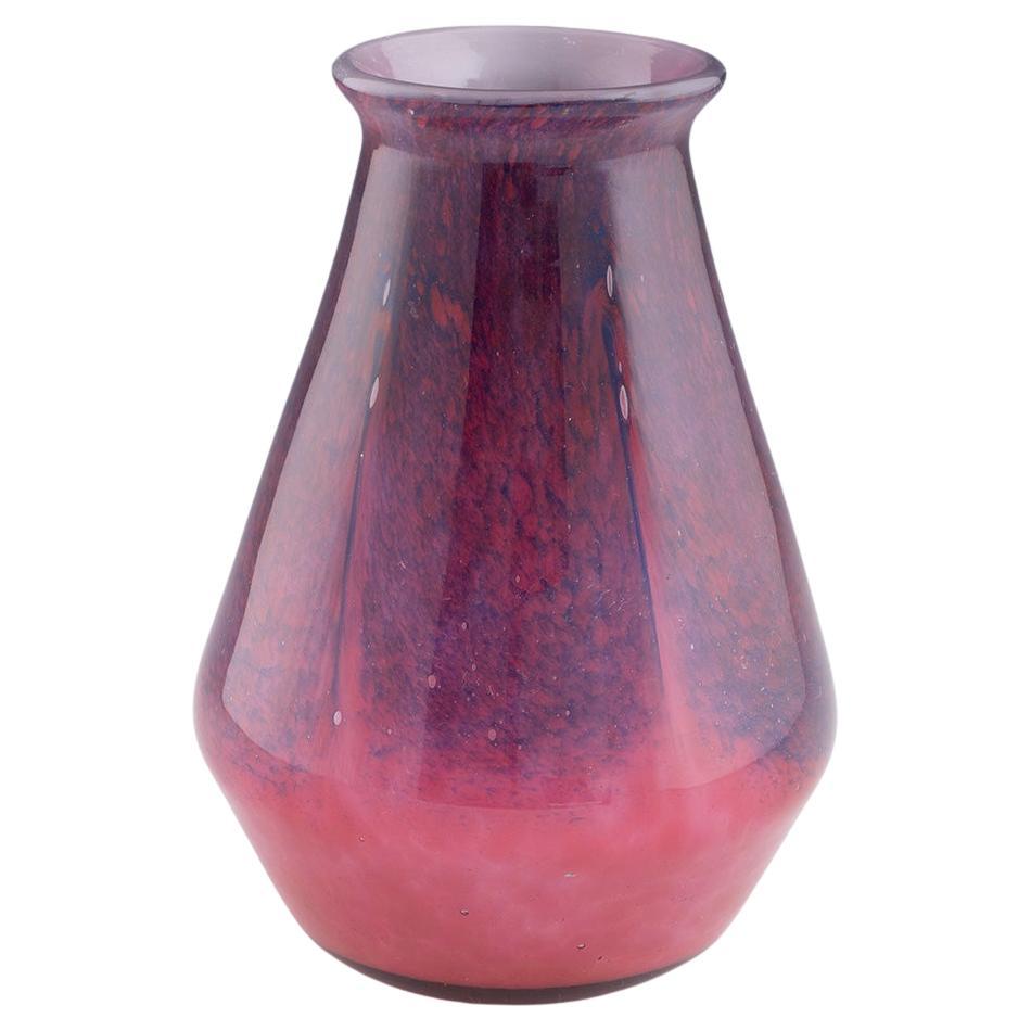 Jarrón de cristal Monart - Forma D - Art Déco c1935 en venta