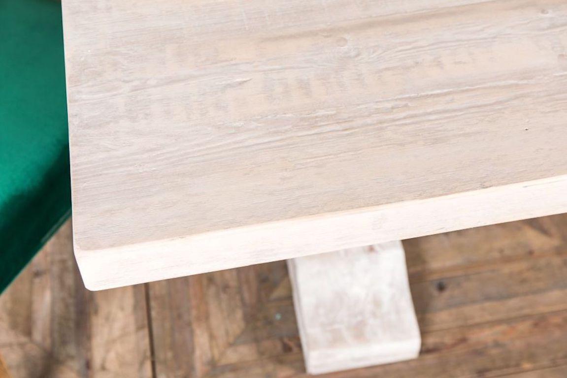 Monastery Reclaimed Pine Dining Table, 20th Century For Sale 10