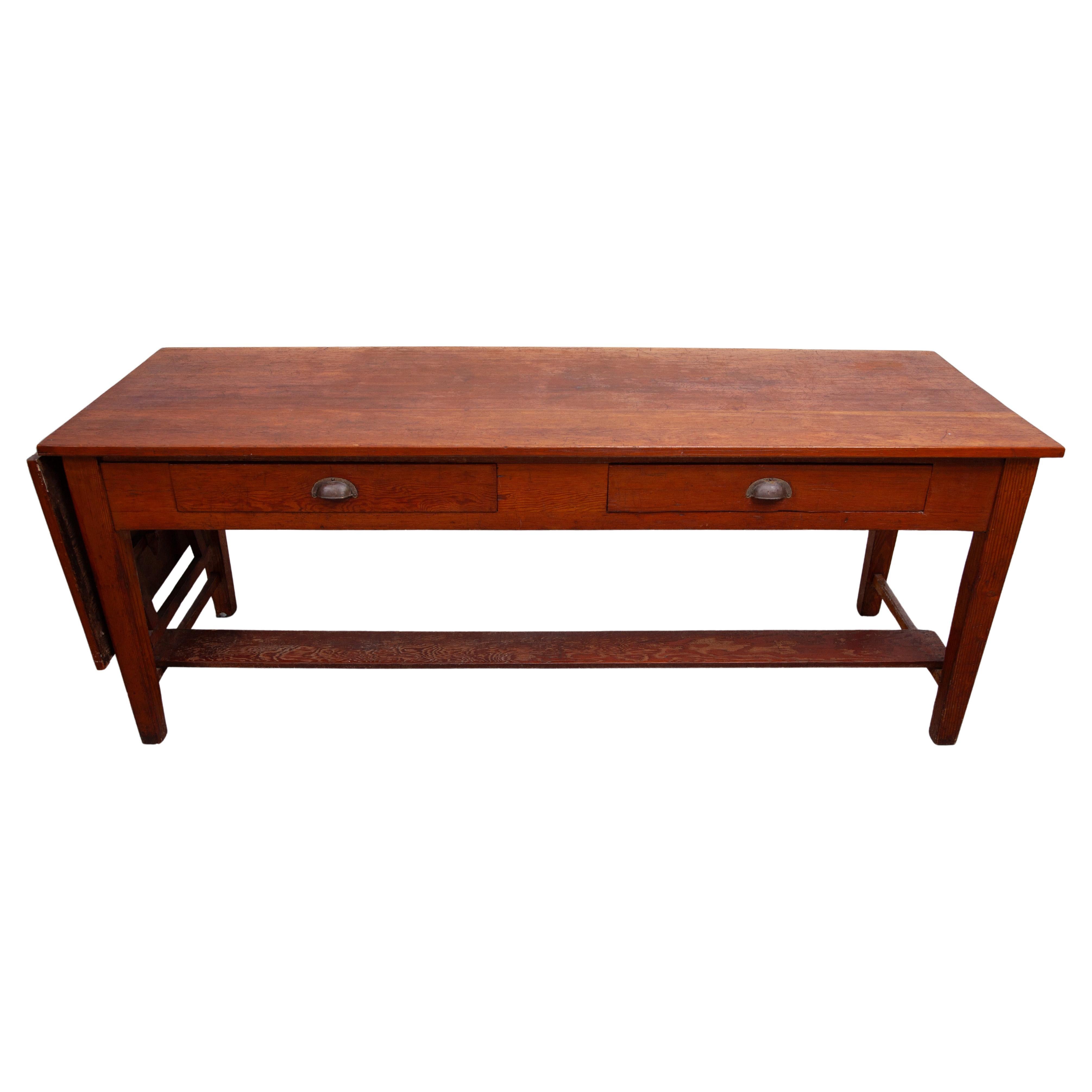 Monastery Rectangular Extending Dining Table, 1910 For Sale