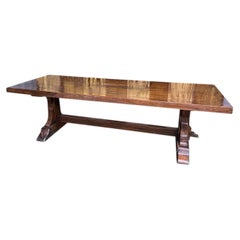 Monastery table in solid oak 250 cm