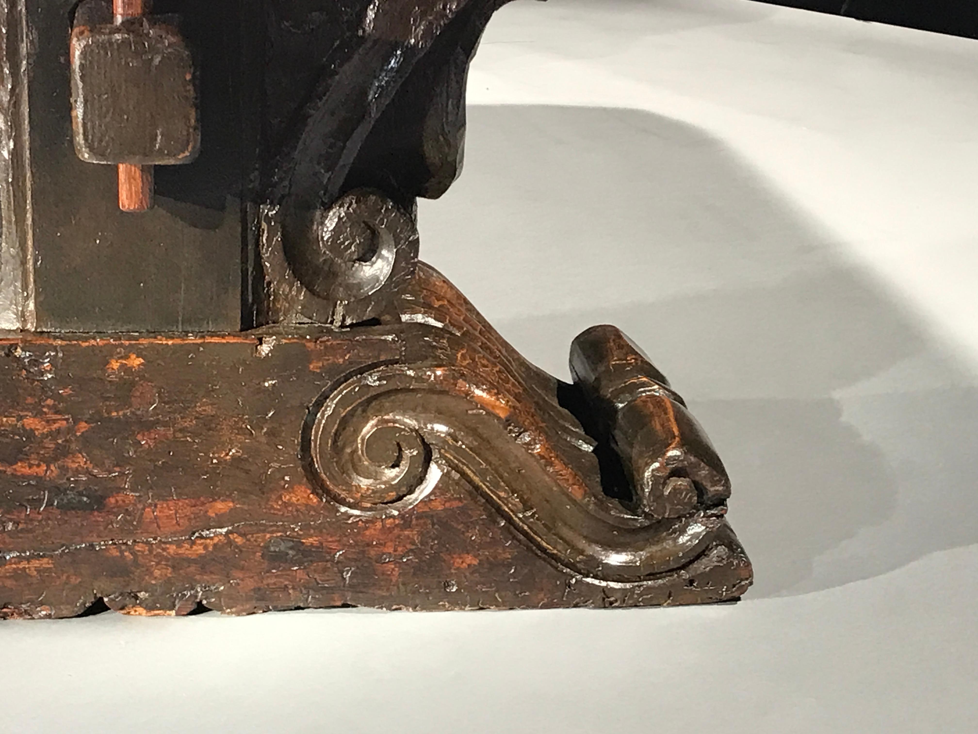 Mesa Caballete Monasterio Una Tabla Nogal Biscione Milan Armorial 14-16 asiento 10ft en venta 8