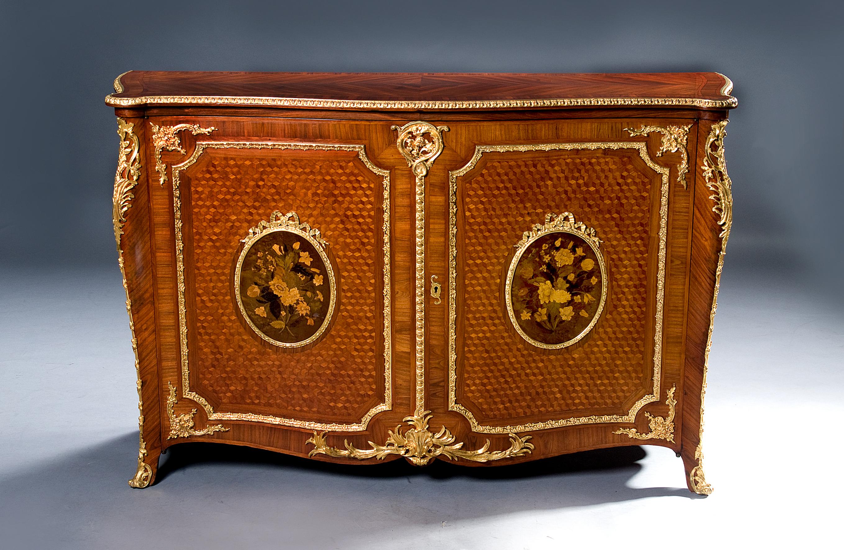 Français Monbro - Important meuble d'Appui Napoléon III en vente