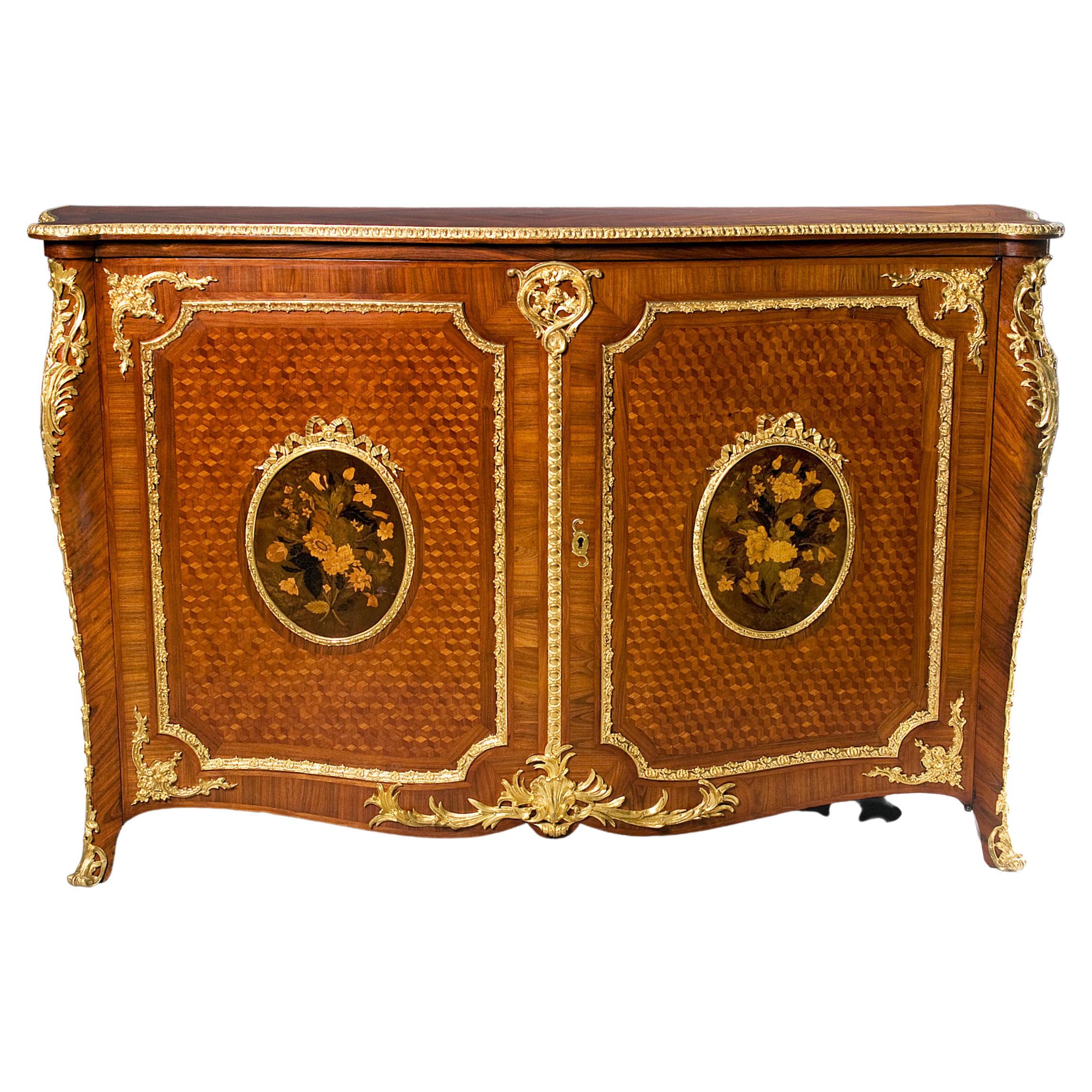 Monbro - Important Meuble d'Appui Napoleon III