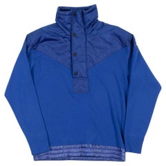 Used Moncler 1/4 zip knit jacket Men Jacket Size L, S730