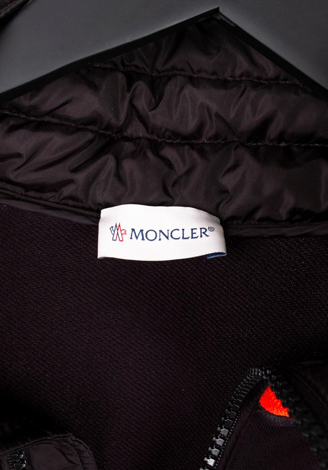 Moncler Veste de survêtement homme 1/4 zip Taille XL, S1117 en vente 2