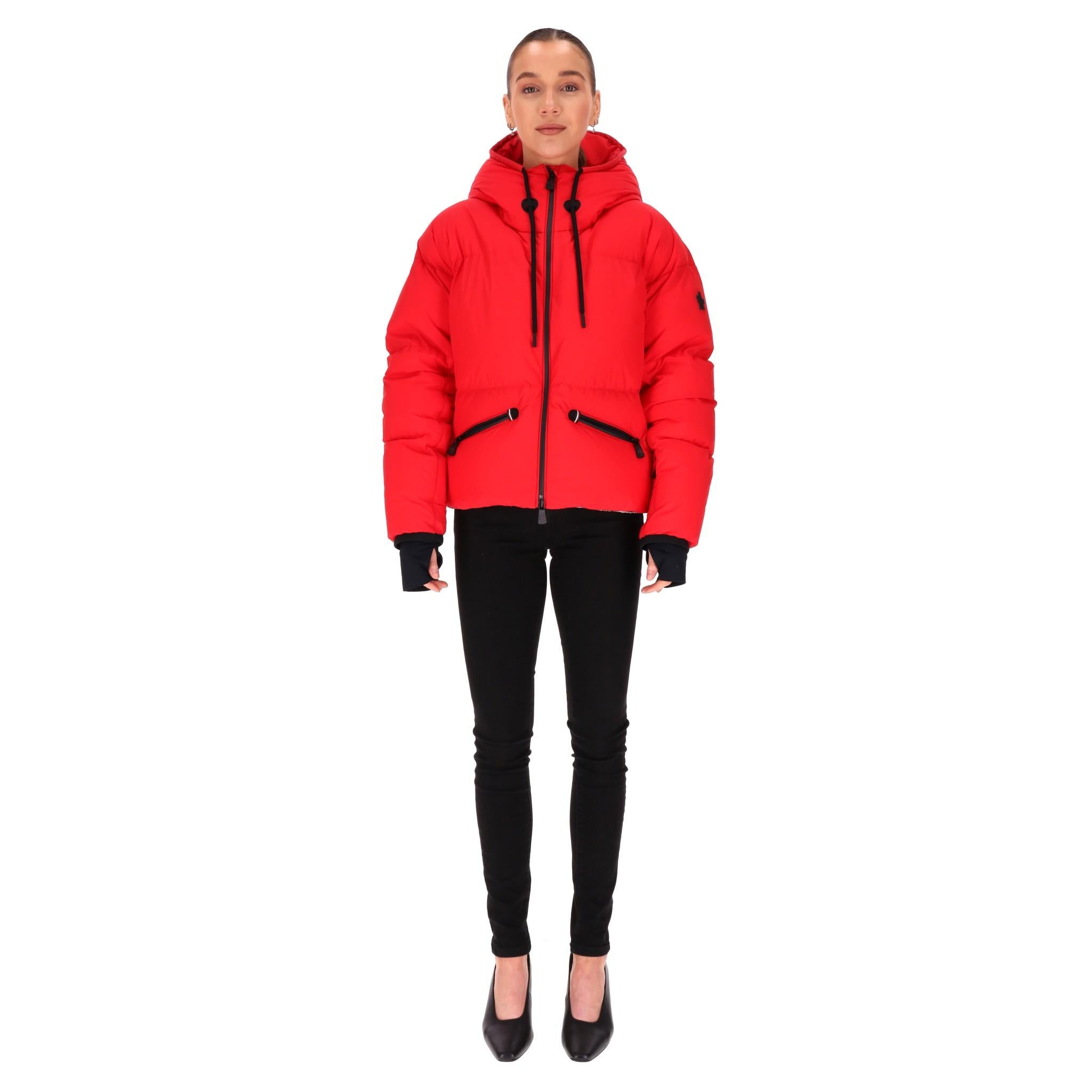 Moncler Allesaz Hodded Ski Down Jacket

Bright red puffer jacket filled with down and crafted from high-performance stretch fabrics. 

Water-repellent and windproof features, hood and adjustable hem with drawstring fastenings.

Signature 'Moncler'