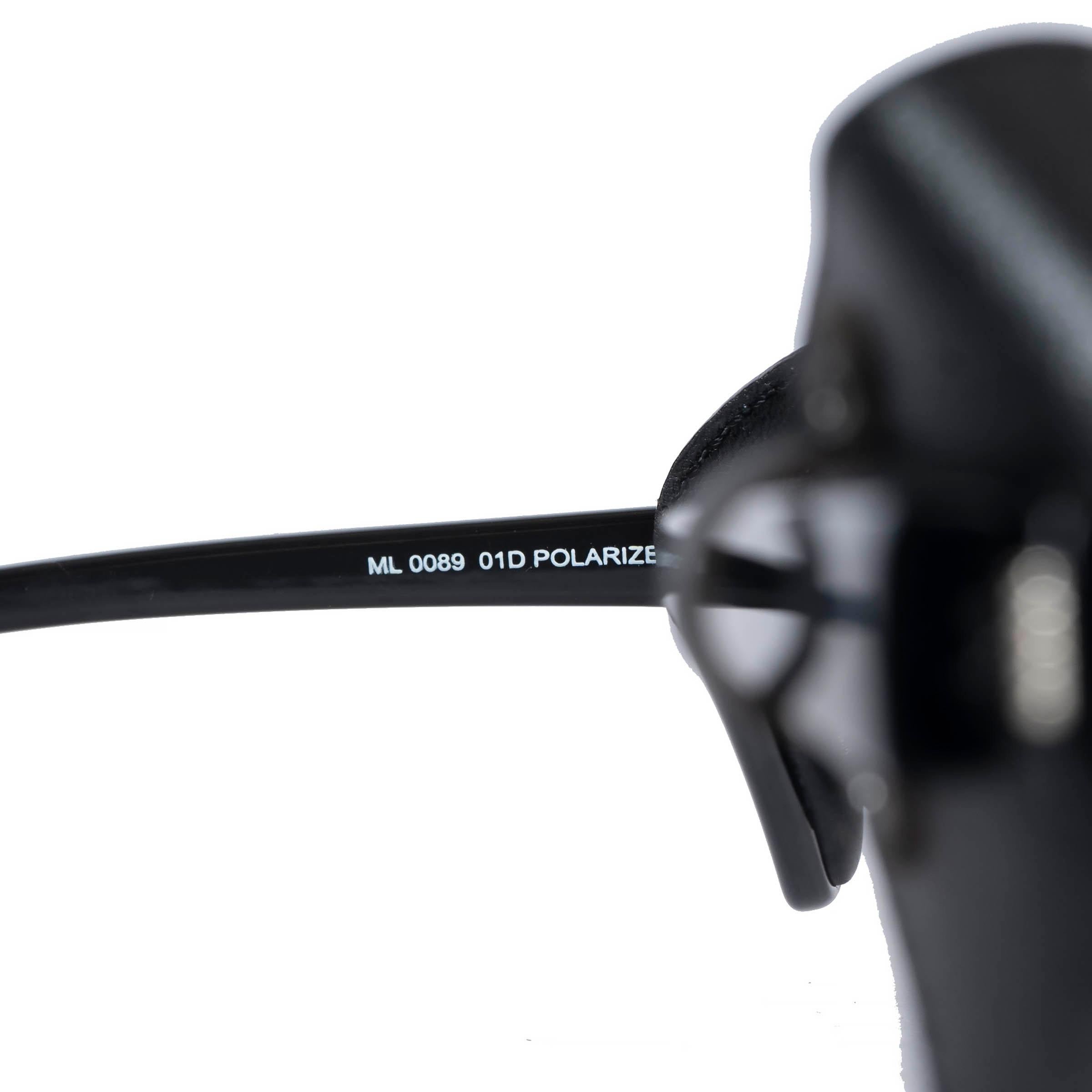 MONCLER black acetate BLINKER AVIATOR Sunglasses ML0089 In New Condition For Sale In Zürich, CH