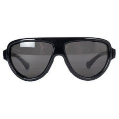 MONCLER black acetate BLINKER AVIATOR Sunglasses ML0089