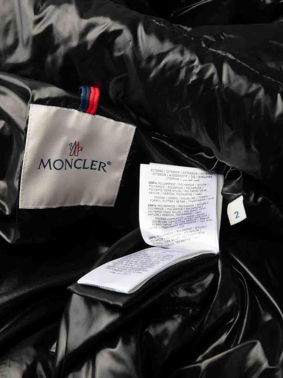 Moncler Black Balabio Faux Fur Quilted Puffer Vest Size M 1