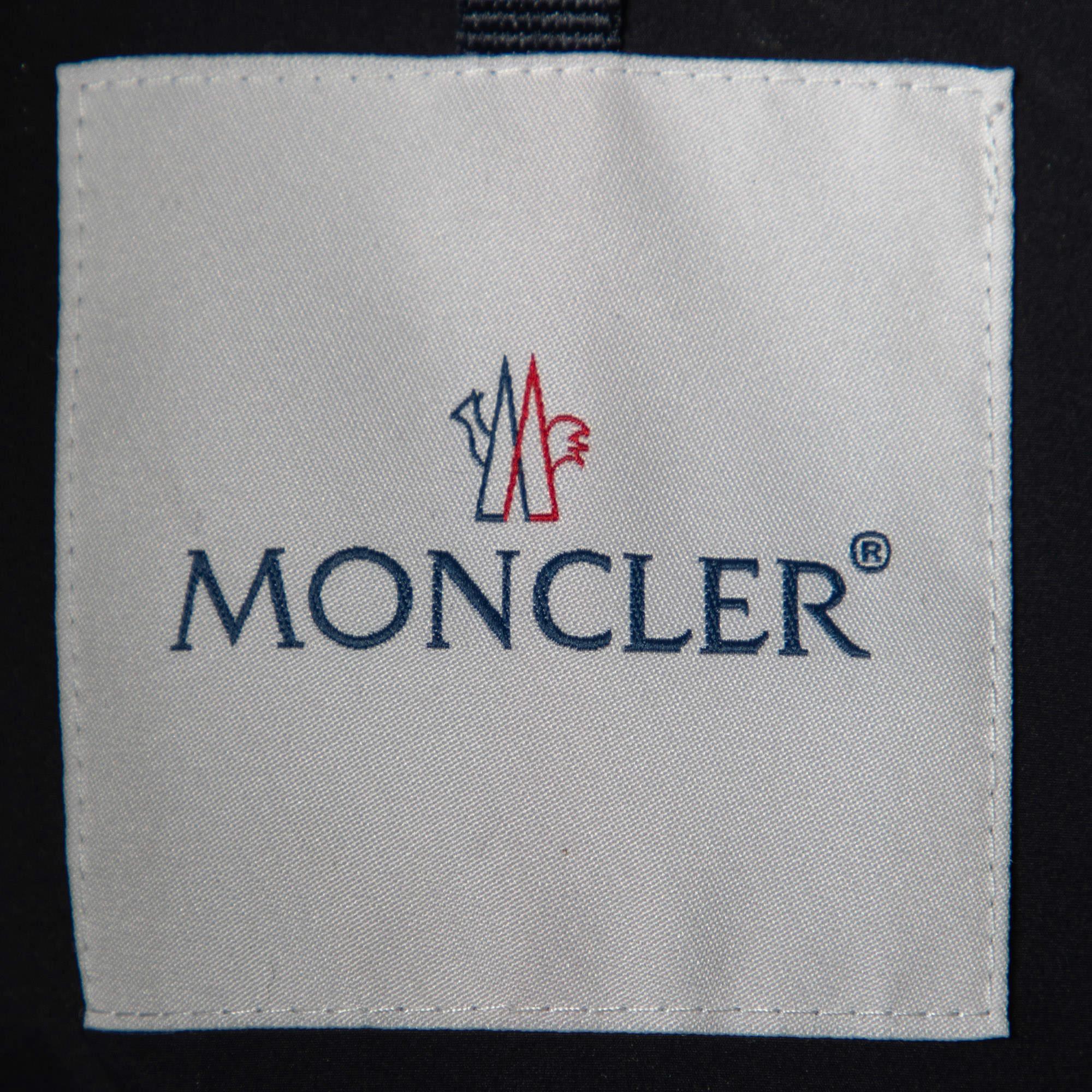 Moncler Black Down Nestor Short Jacket L 2