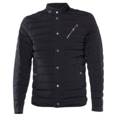 Moncler Black Down Nestor Short Jacket L