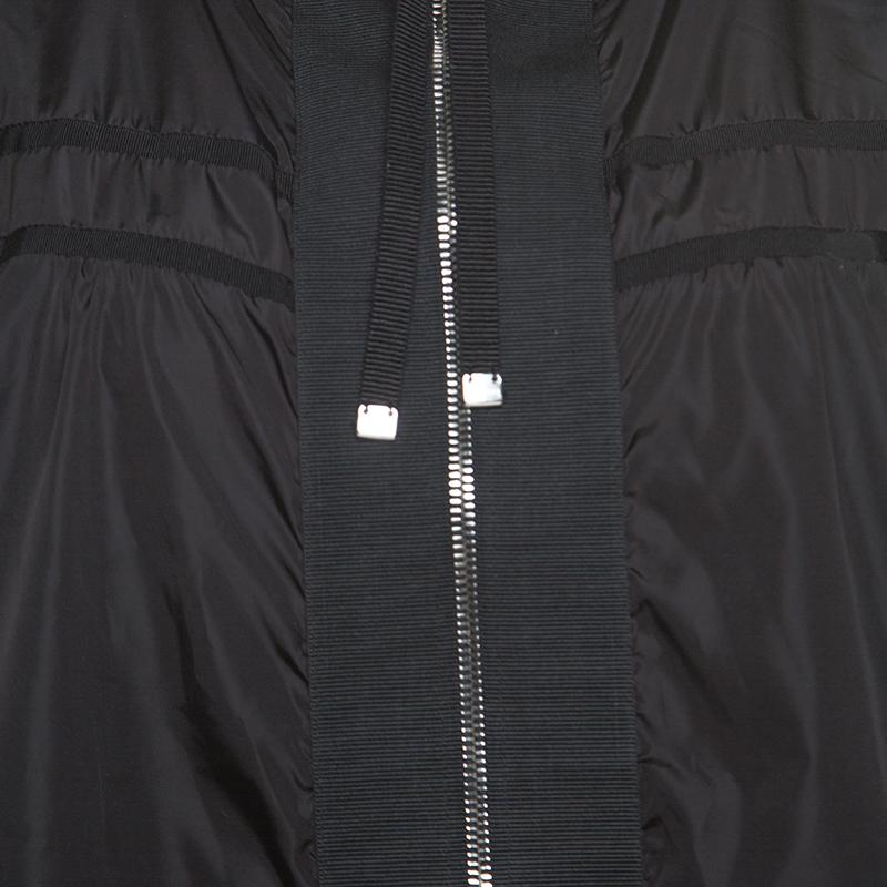 hoodie with grosgrain print moncler