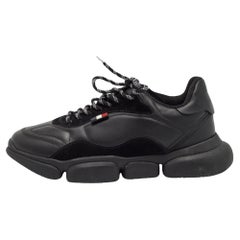 Moncler - Baskets basses en cuir noir - Taille 43