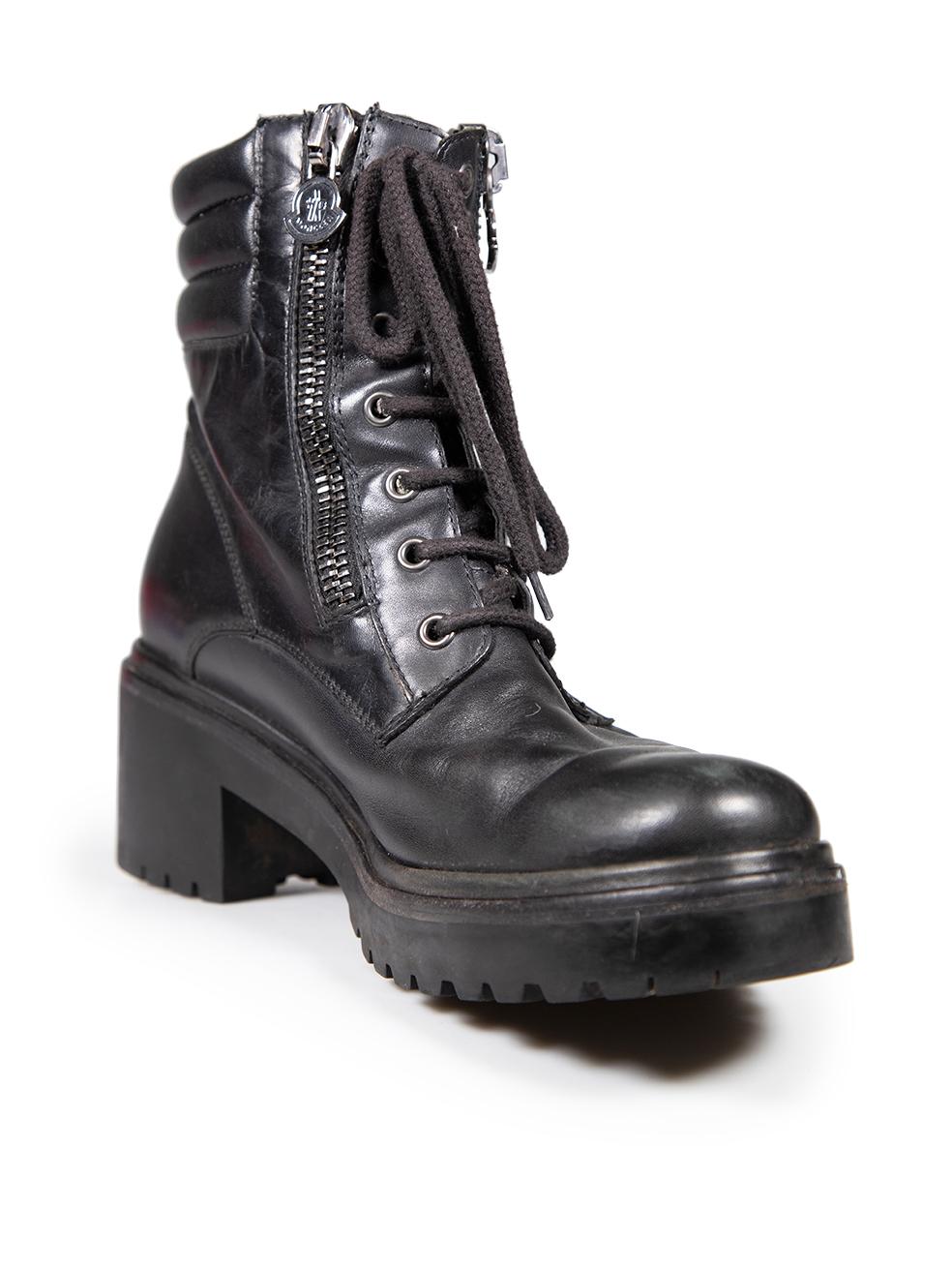 CONDITION is Very good. Minimal wear to the boots is evident. Abrasion to the left side of the left shoe, toe cap, counter and heel on both shoes. General creasing to the leather across both vamps. Tarnishing to the zipper pull on both shoes on this
