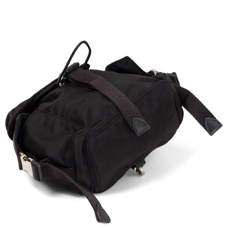 MONCLER black nylon DAUPHINE MINI SINGLE STRAP Backpack Bag at 1stDibs