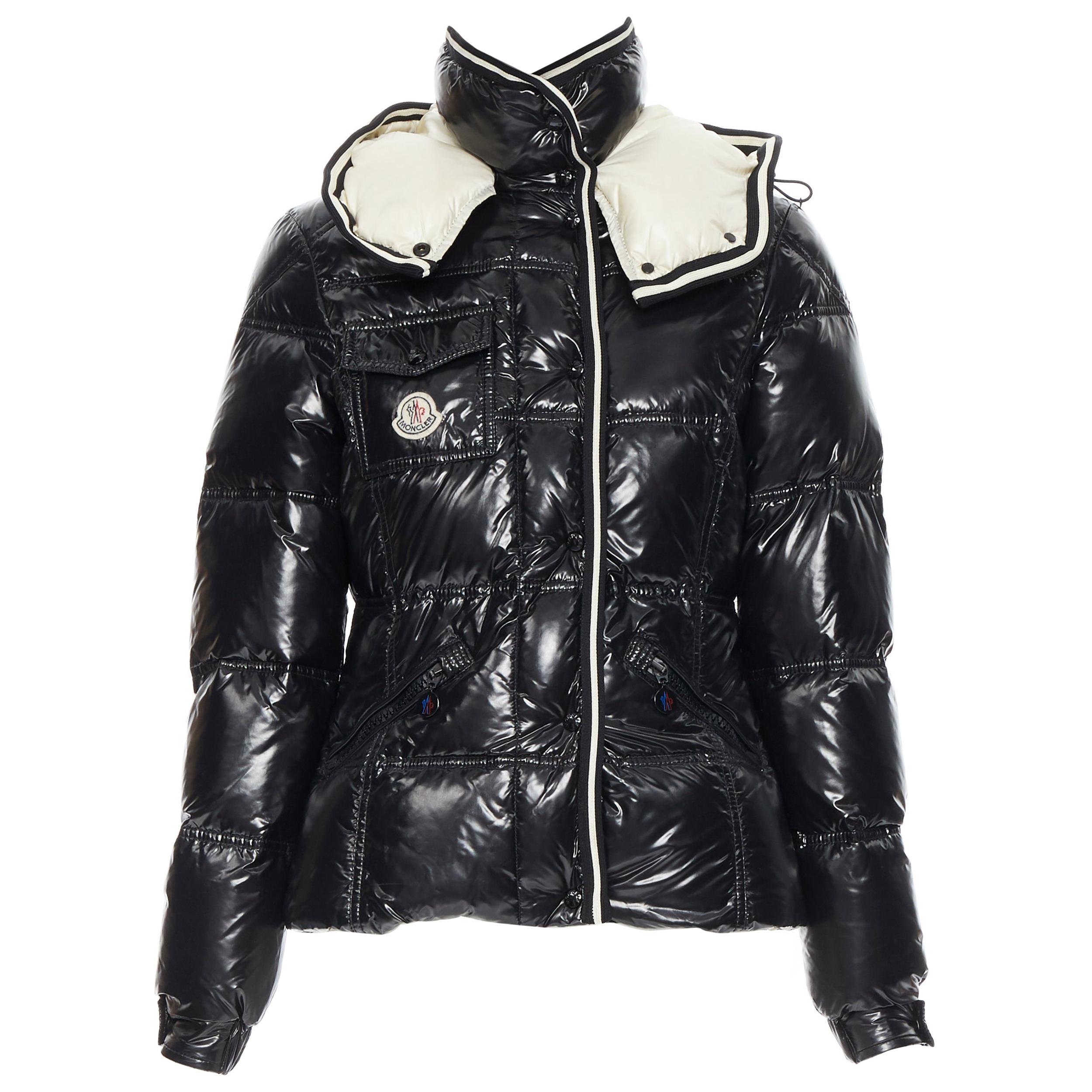 Moncler White Zip Jacket For Sale at 1stDibs