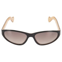 Moncler Black Oval Gradient Sunglasses