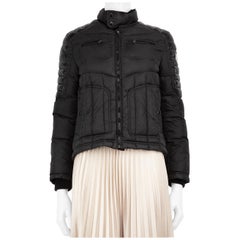 Moncler Black Pocket Detail Puffer Jacket Size XXS