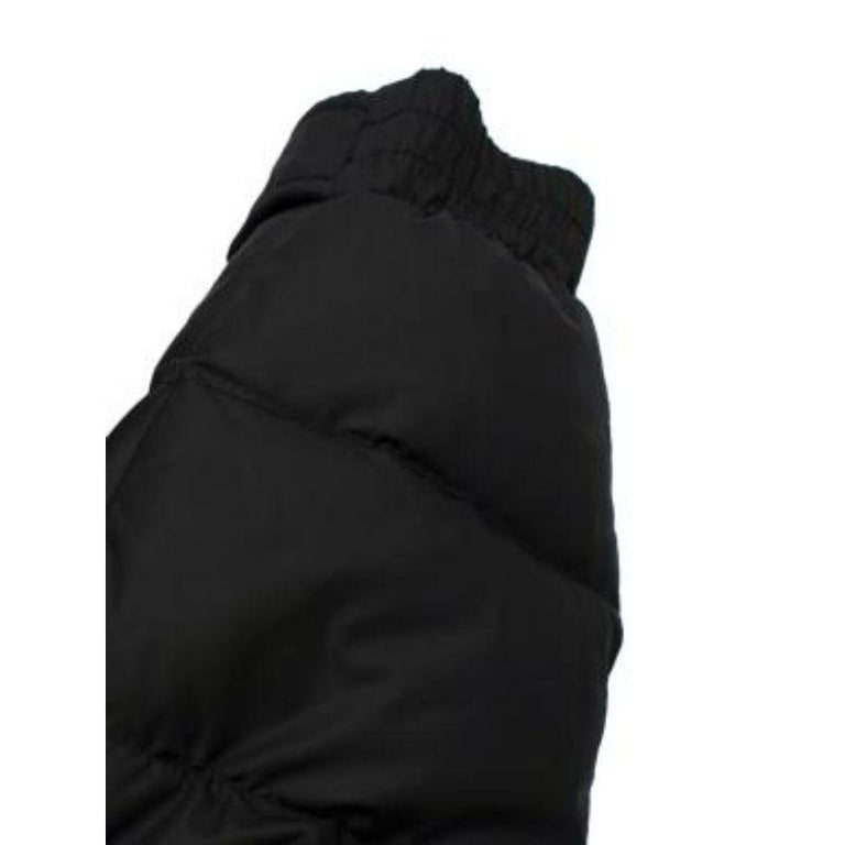 Moncler Black Quilted Down Puffer Coat For Sale at 1stDibs