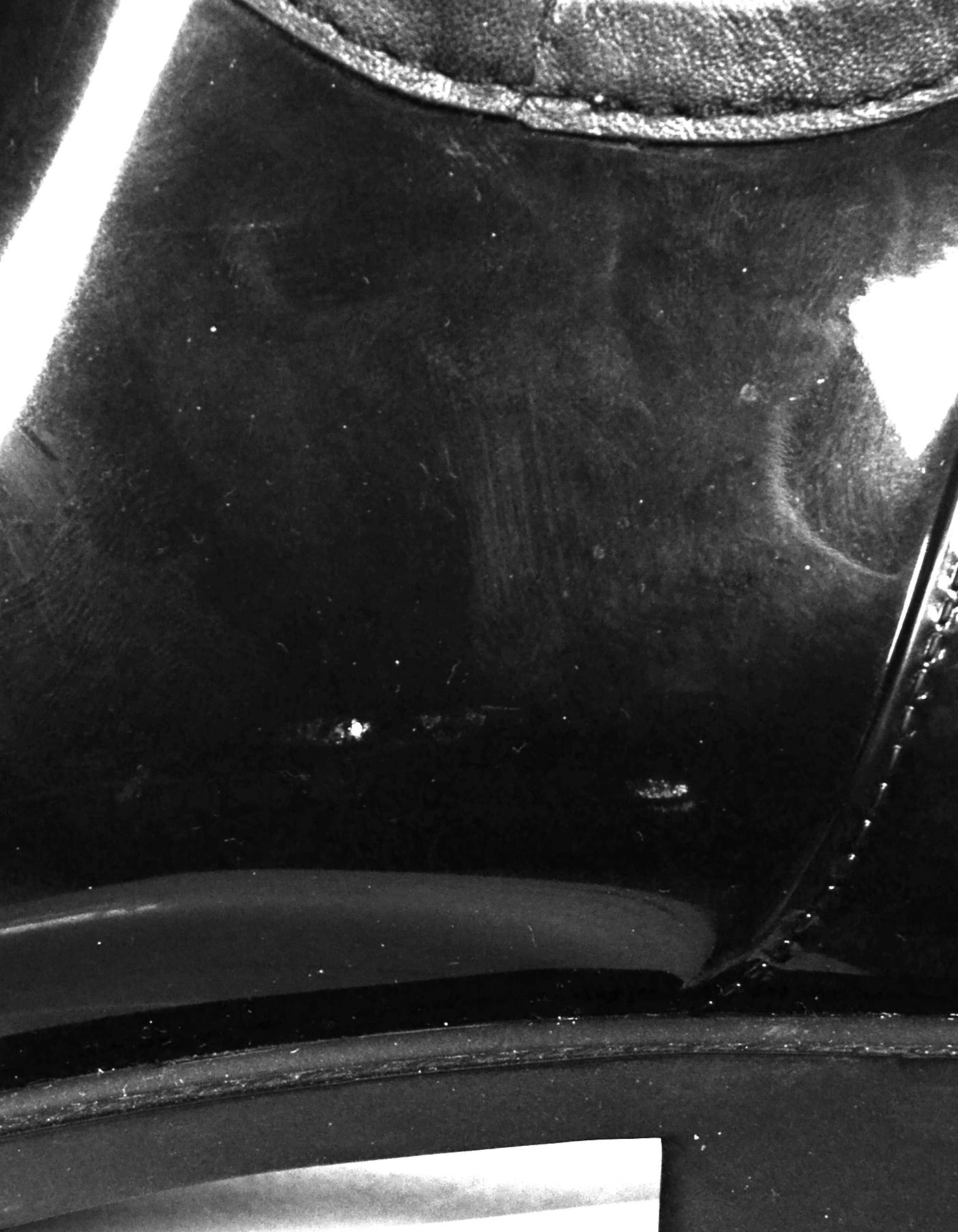 Moncler Black Rubber Rain Boots with Detachable Quilted Down sz 36 5