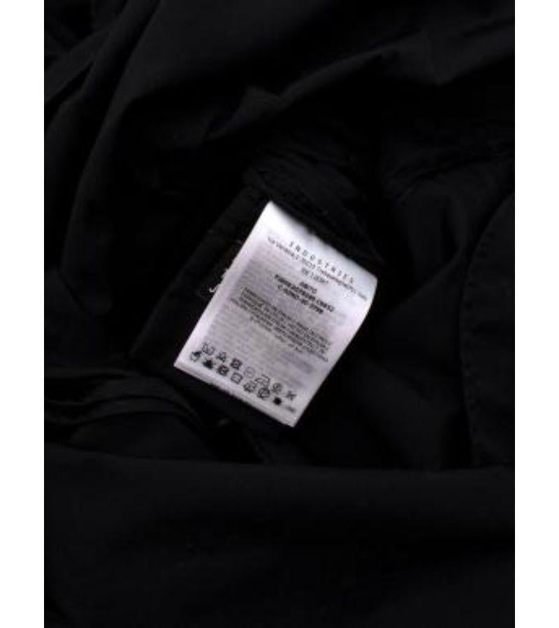 Moncler Black Ruched Belt Dress For Sale 4