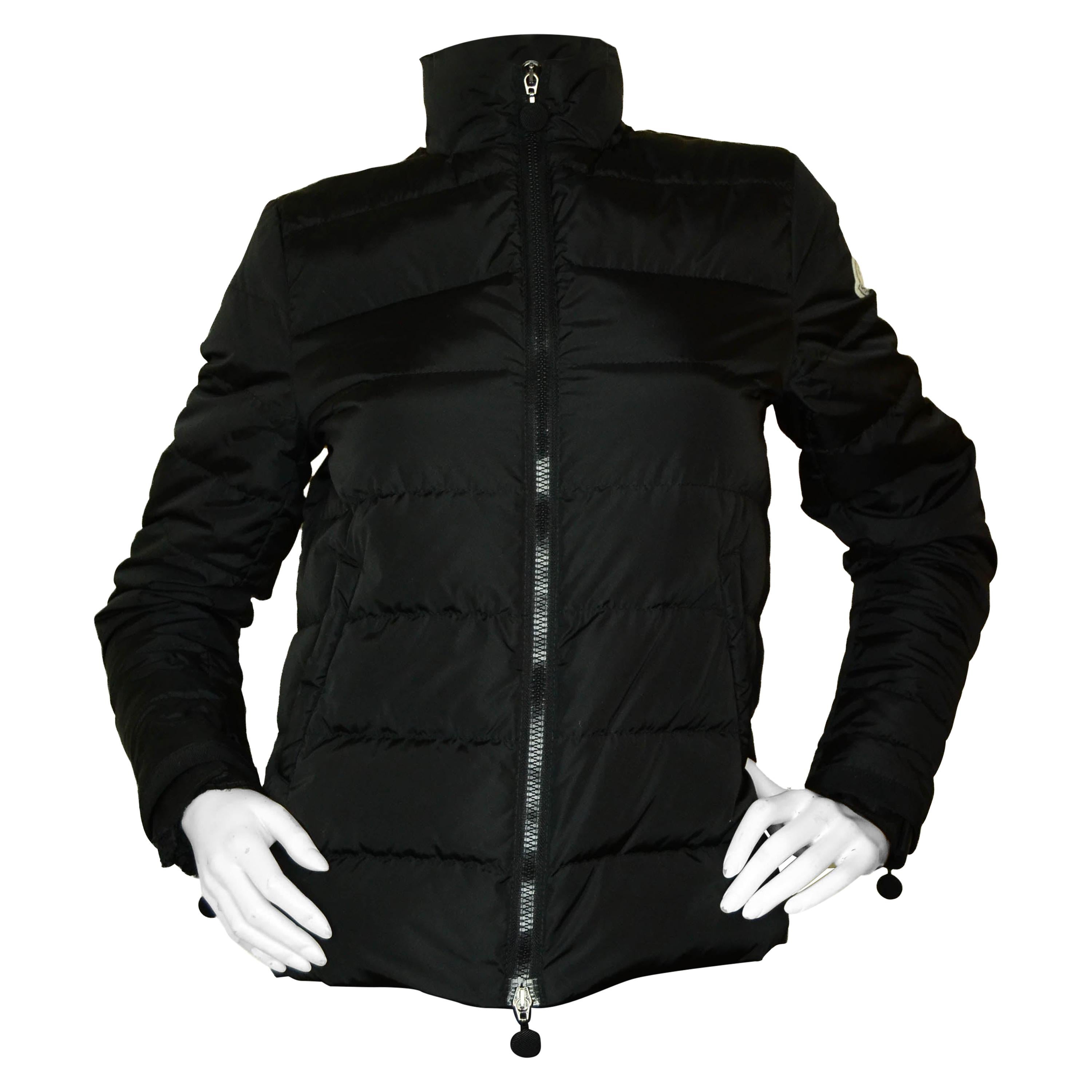 Moncler Black Serica Down Puffer Jacket sz 2/ Medium