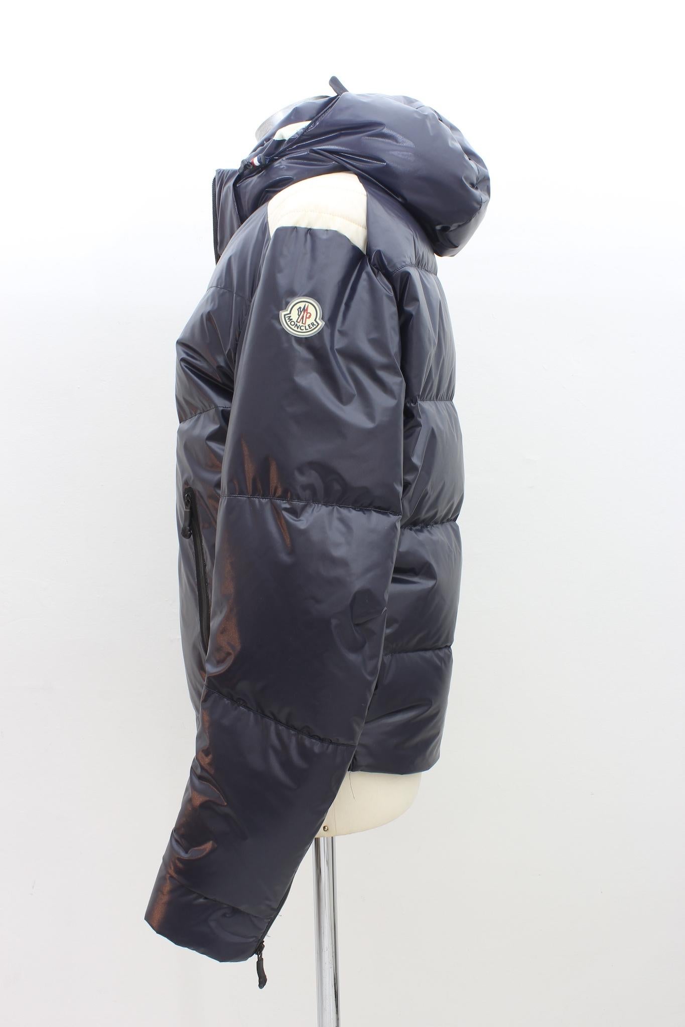 Moncler Black Ski Blouson Jacket 2000s In Excellent Condition For Sale In Brindisi, Bt