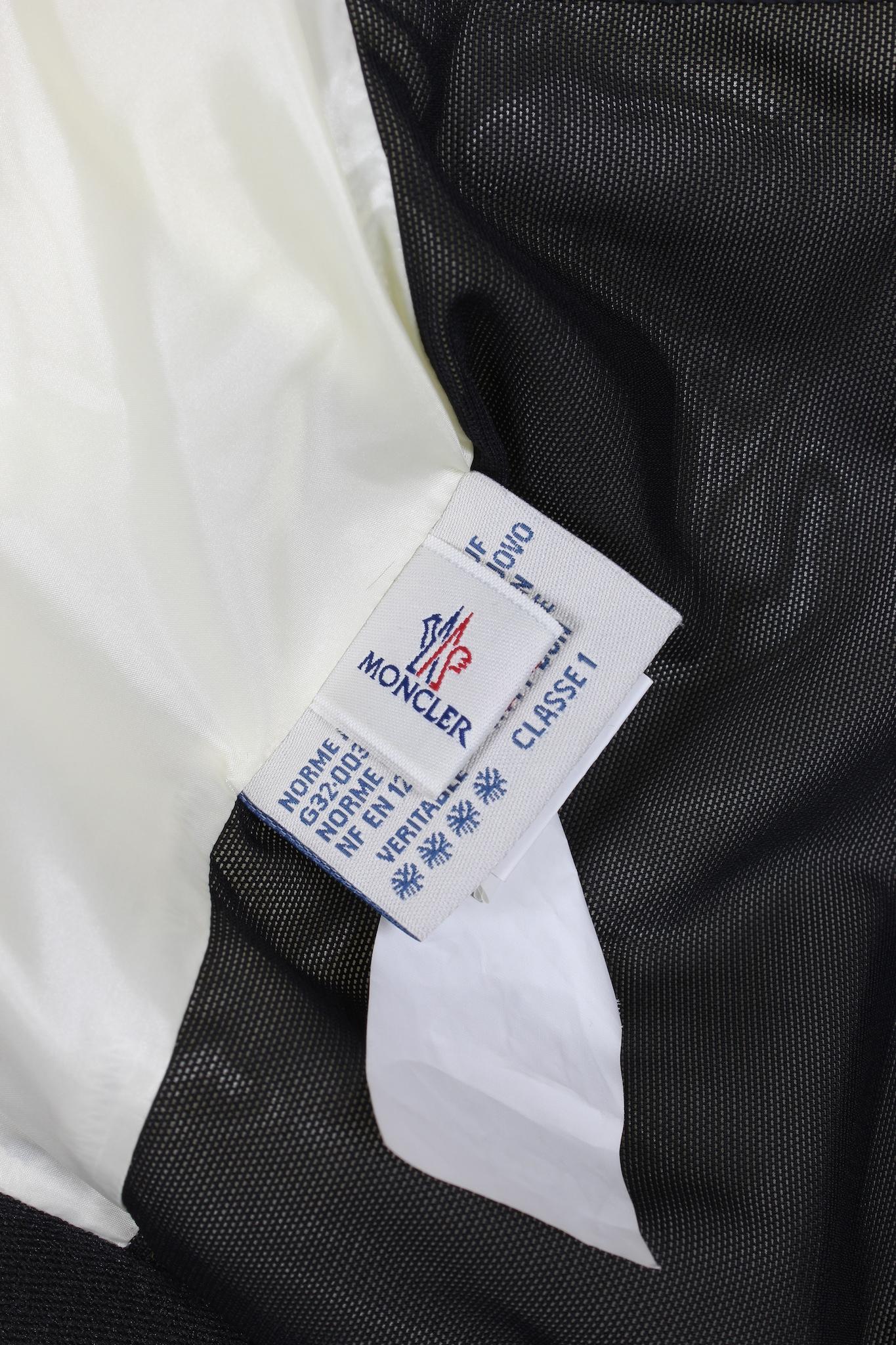 Moncler Black Ski Blouson Jacket 2000s en vente 4