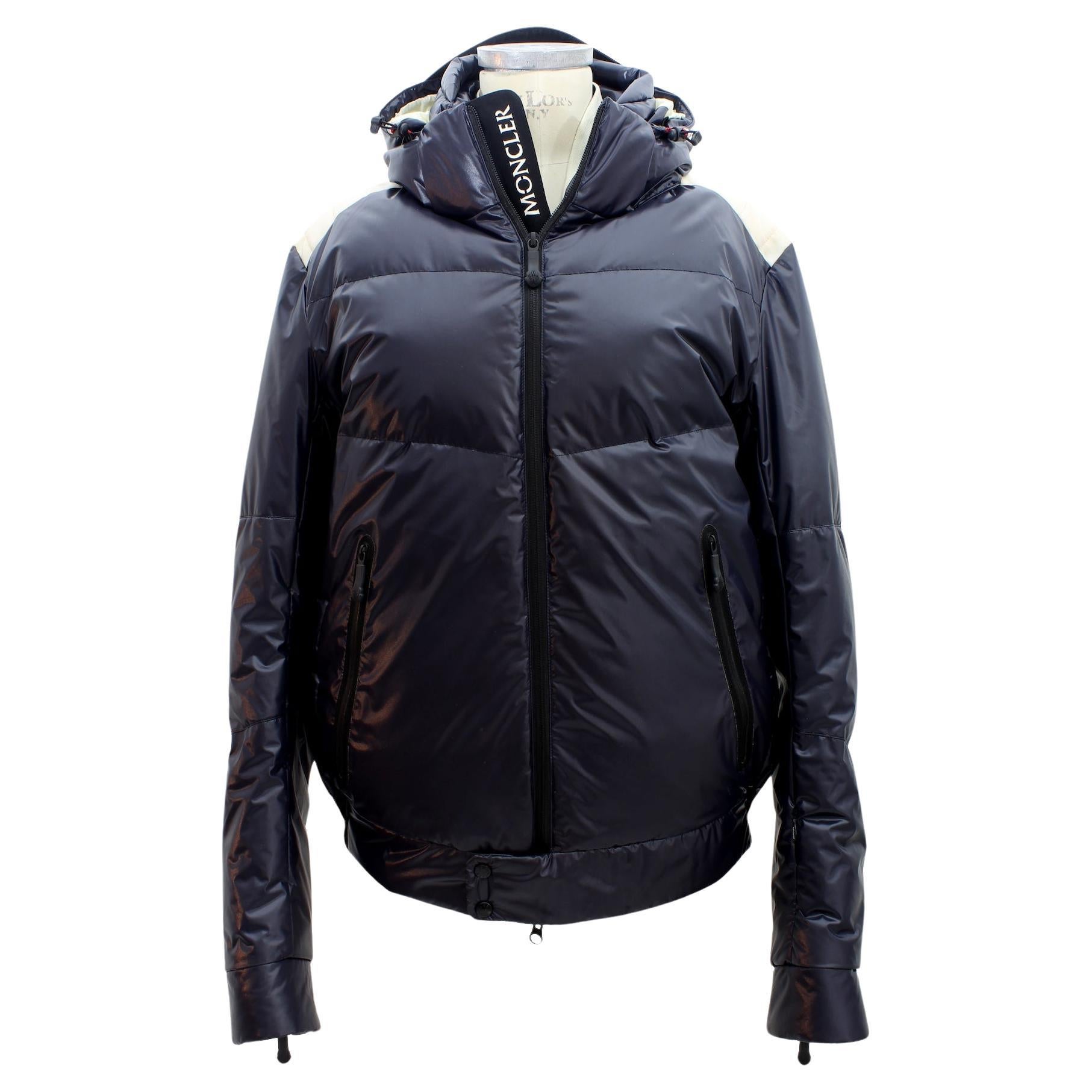 Moncler Black Ski Blouson Jacket 2000s For Sale