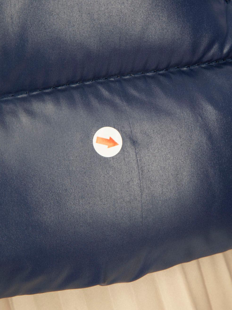 Moncler Blue Bady Hooded Down Jacket Size L For Sale 1