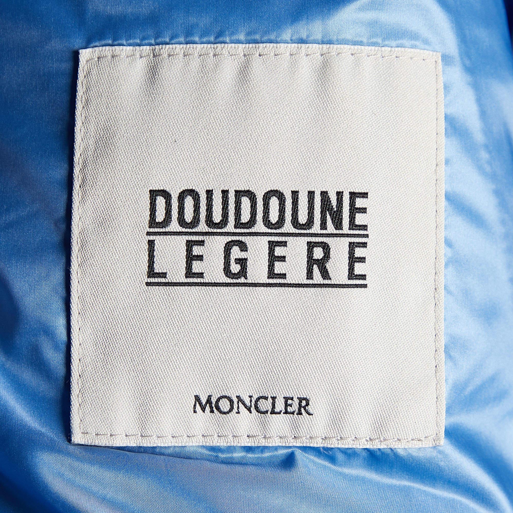 Moncler Blue Jeanbart Short Down Jacket M 2