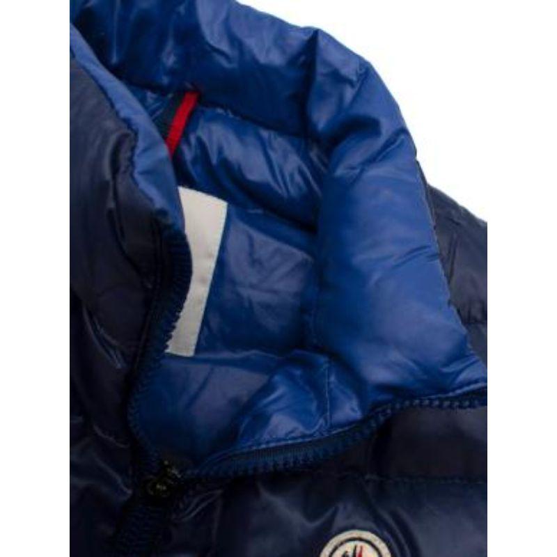Moncler Blue Puffer Coat For Sale 1