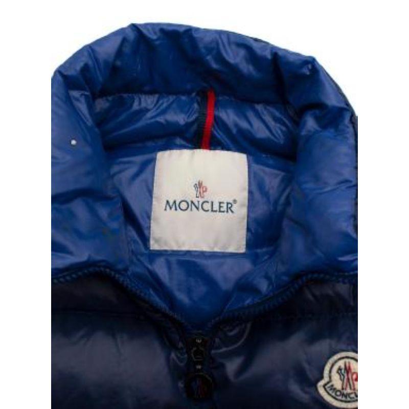 Moncler Blue Puffer Coat For Sale 4