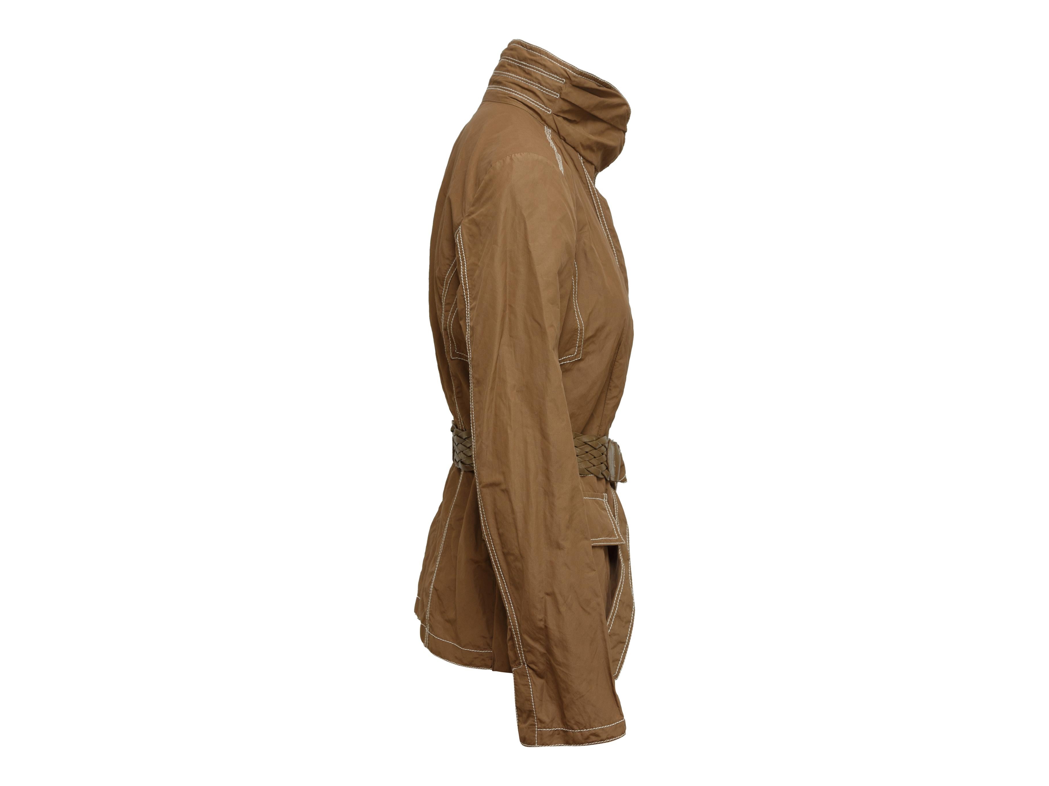 lightweight brown jacket