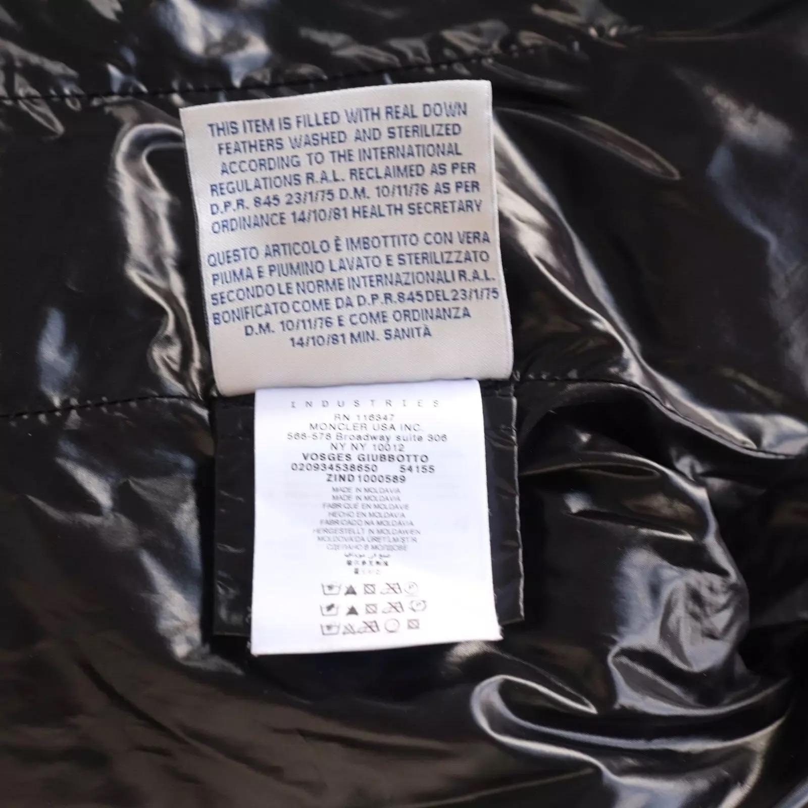 Moncler Buffer Vosges Giubbotto Women's Jacket Pre-owned Small For Sale 7