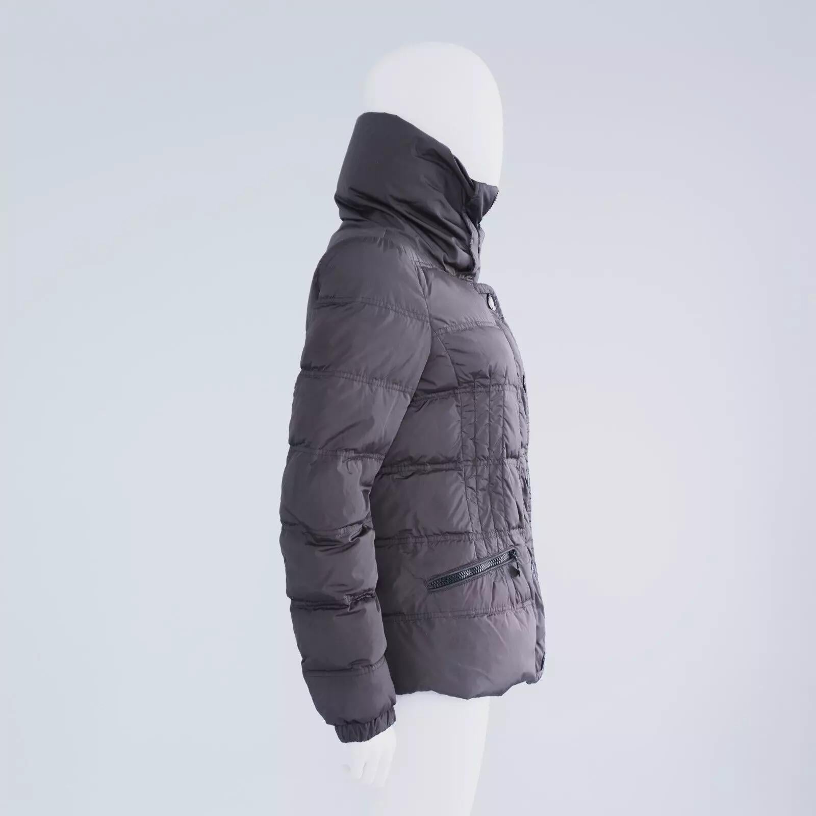 Black Moncler Buffer Vosges Giubbotto Women's Jacket Pre-owned Small For Sale