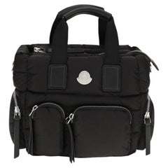 Moncler Caradoc Top Handle Bag — Black