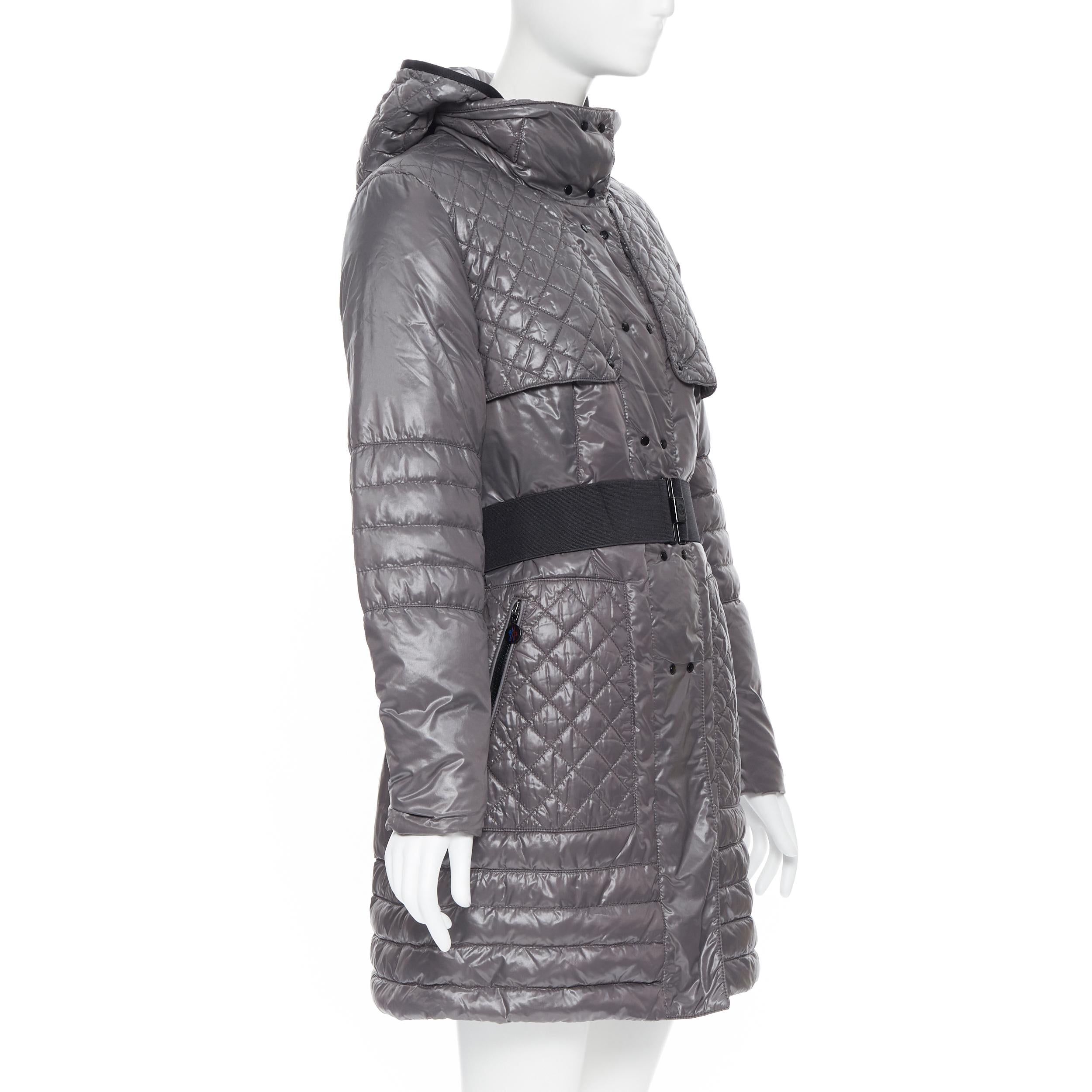 quilted padded down feather jacket