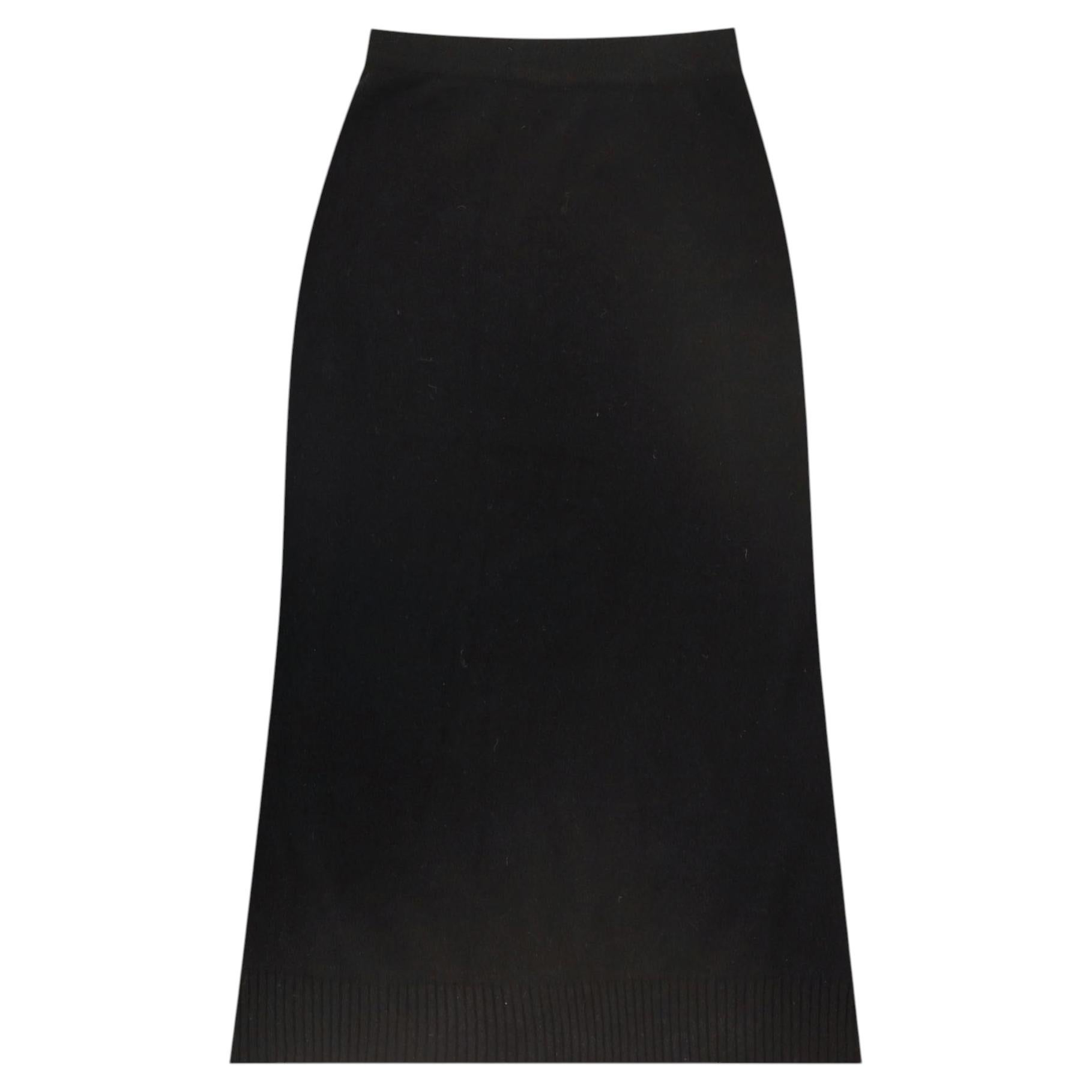 Moncler Cashmere & Wool Blend Midi Skirt