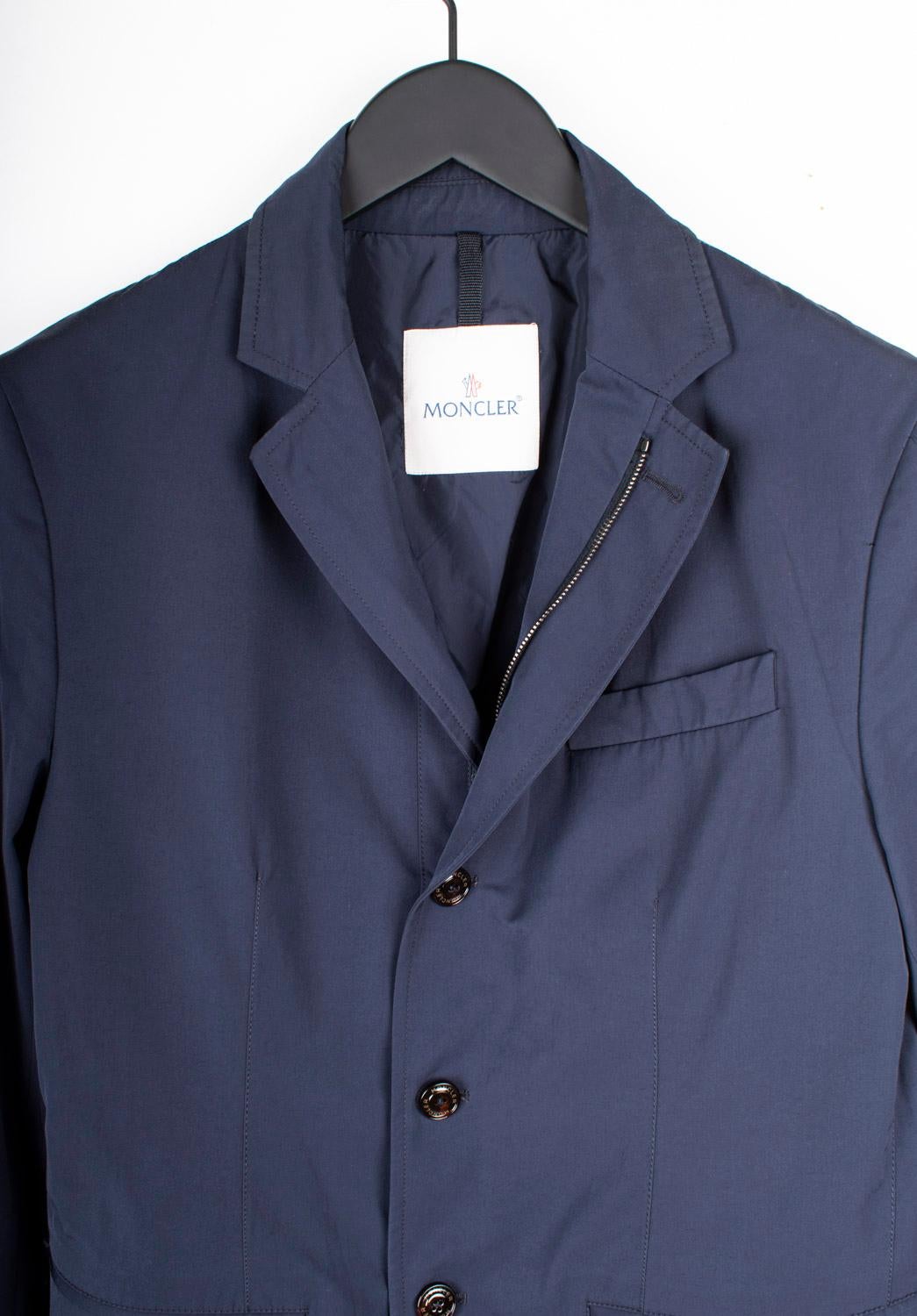Violet Moncler Casual Jacket Paul Blazer Style Men Size 2-M, S1506 en vente