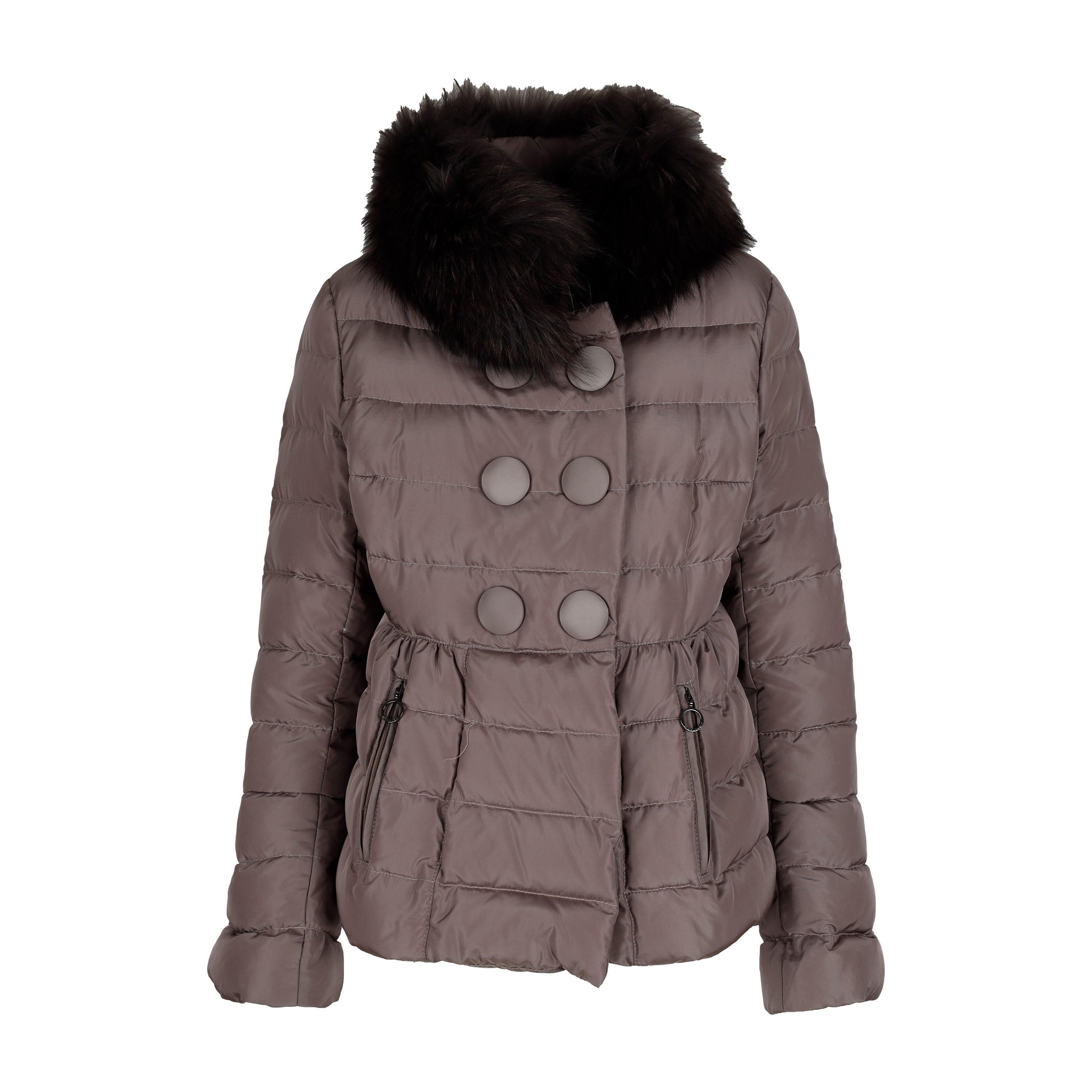 Moncler Down Jacket With Fur - '10s For Sale
