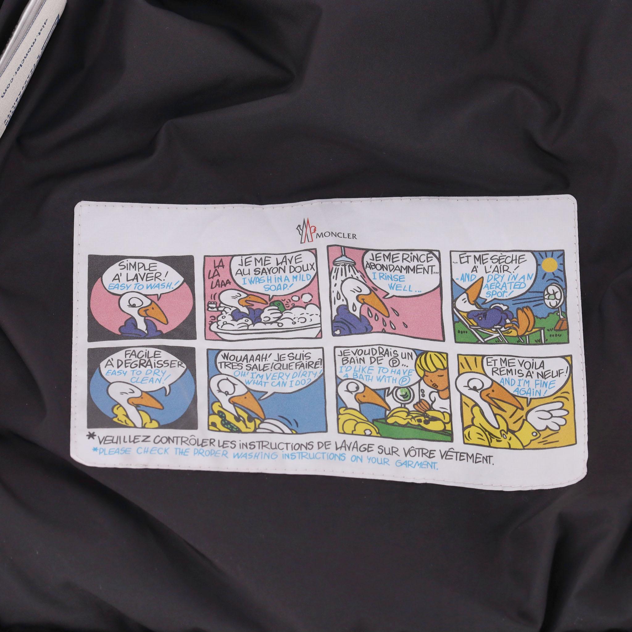 Moncler Ebre Daunen-Pufferjacke mit Kapuze im Angebot 2
