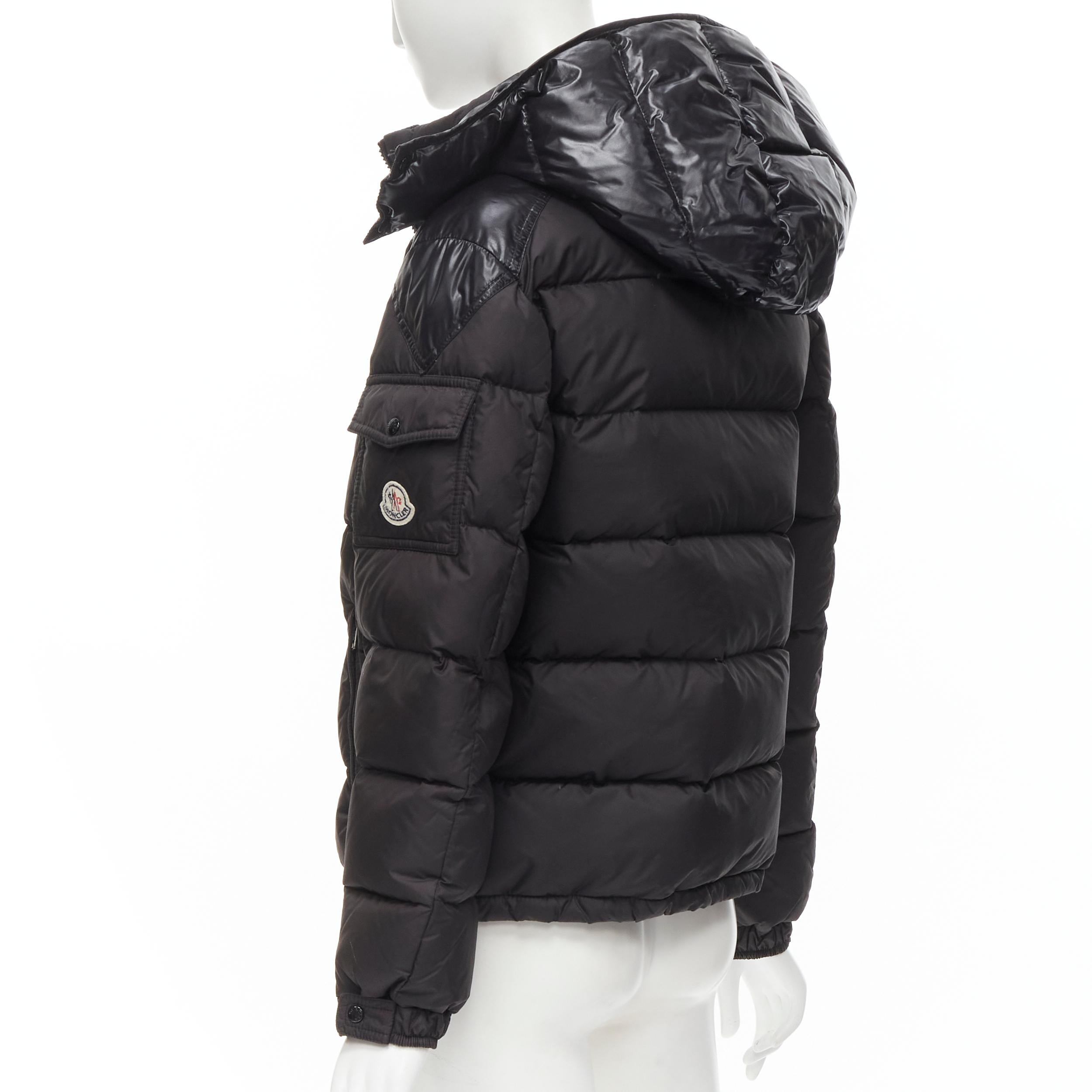 Black MONCLER Enfants Via Friuli 13 black New Down puffer jacket 14Y XS