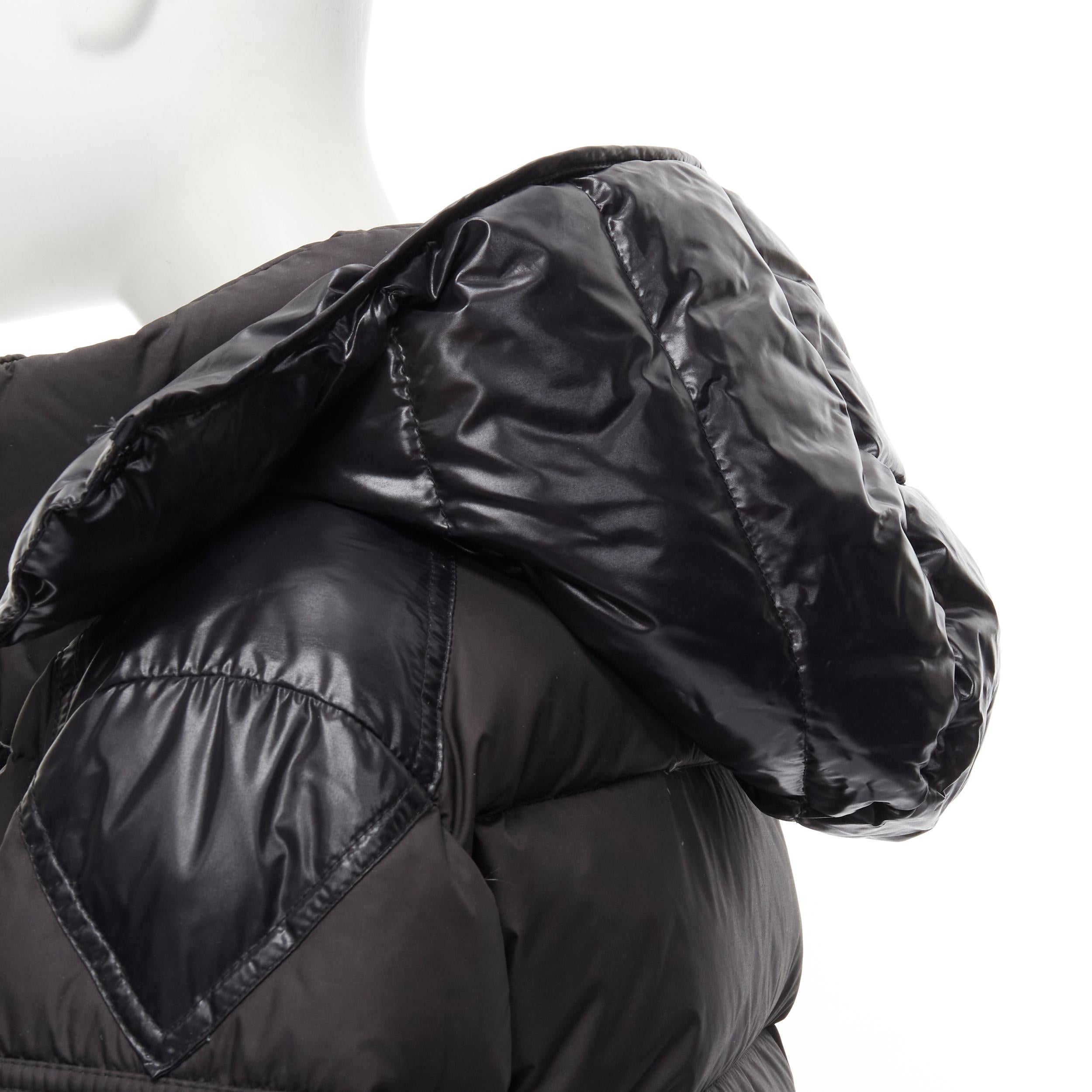 MONCLER Enfants Via Friuli 13 black New Down puffer jacket 14Y XS In Good Condition In Hong Kong, NT