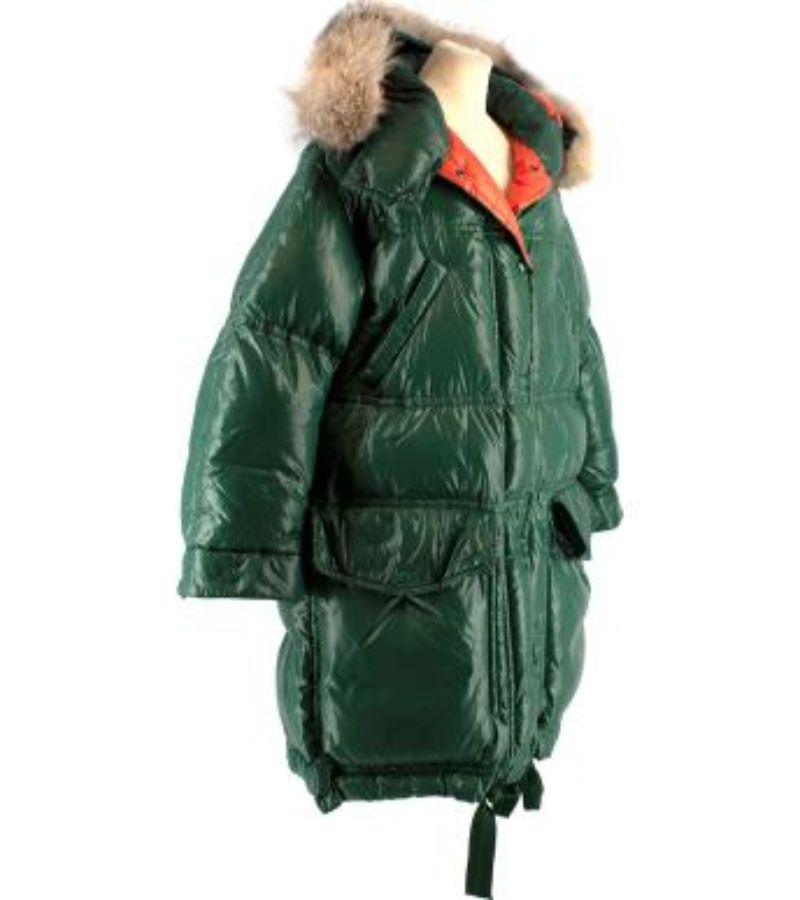 Moncler Escallonia Guibbotto Fox Fur Trim Down Jacket For Sale 3