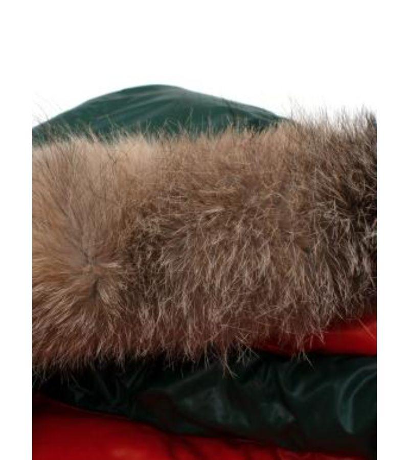 Moncler Escallonia Guibbotto Fox Fur Trim Down Jacket For Sale 5